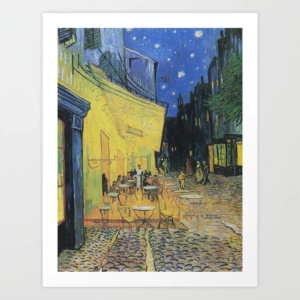 Van Gogh Cafe Terrace at Night Art Print on Society 6