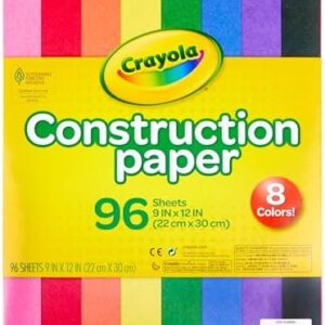 Crayola Construction Paper 96 Sheets  Arts, Crafts & Sewing