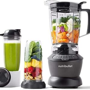 NutriBullet ZNBF30500Z Blender Combo 1200 Watt, 1200W, Dark Gray Home & Kitchen