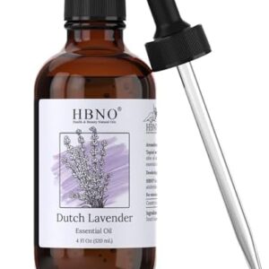 HBNO California Bottled Dutch Lavender Essential Oil 4 fl oz (120ml)